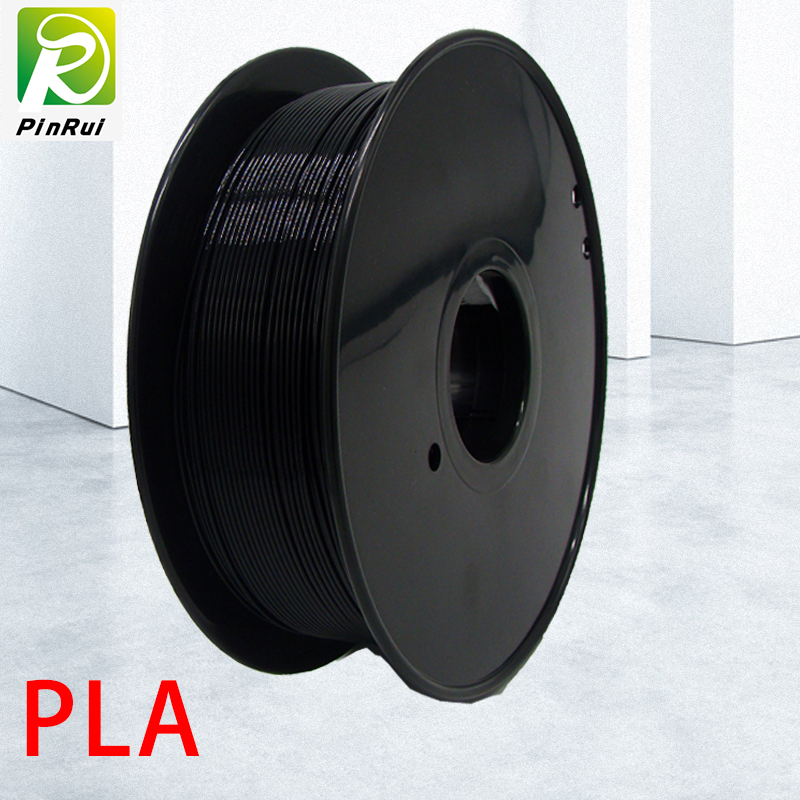 Pinrui di alta qualità 1KG 3D PLA stampante filamento colorenero