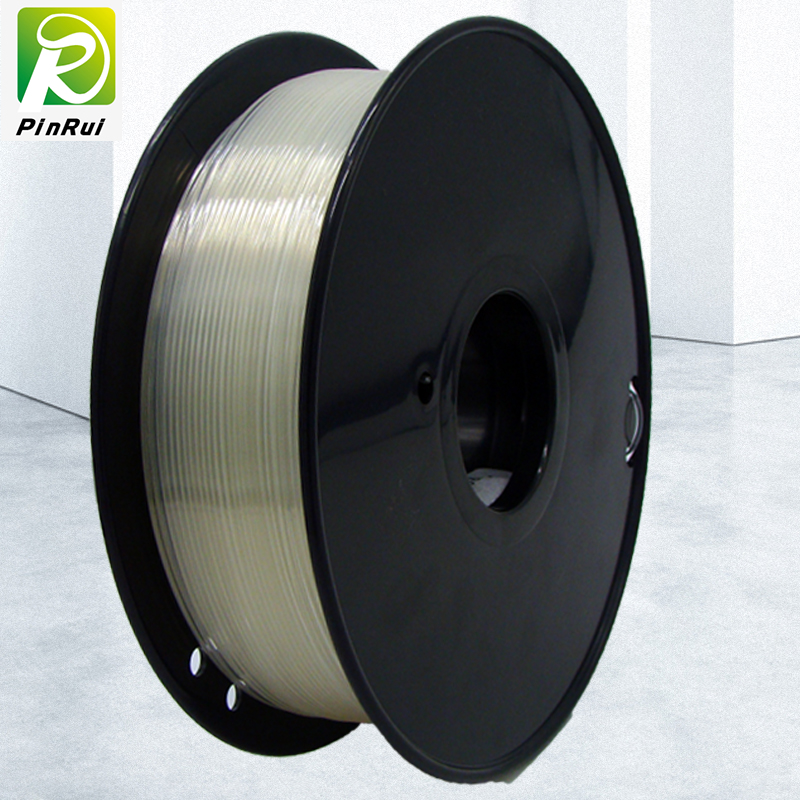Pinrui di alta qualità 1KG 3D PLA stampante filamento puro colore trasparente